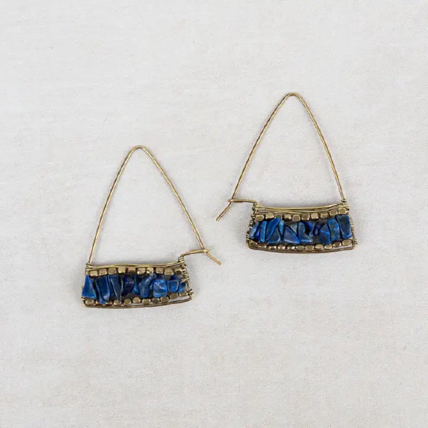 Lapis Stone Earrings