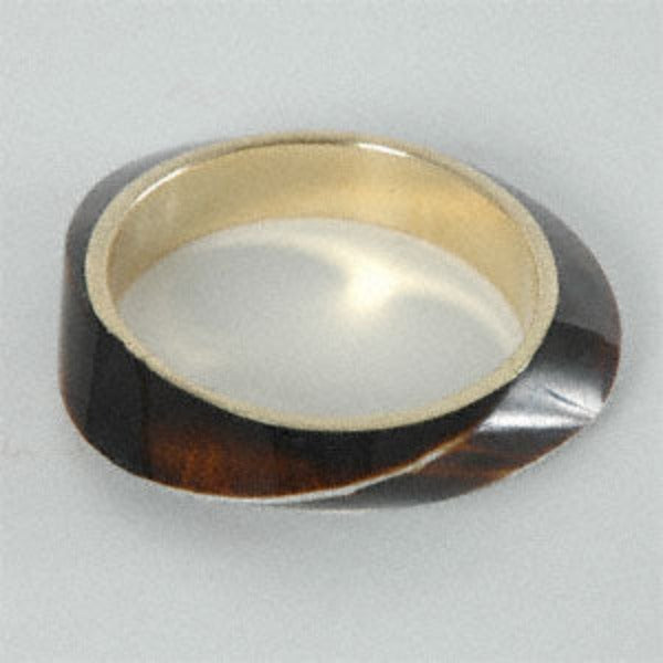 Brass and Resin Bangle