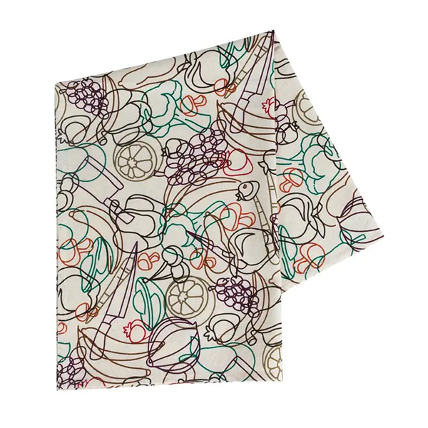 Pattern Fruits Tea Towel