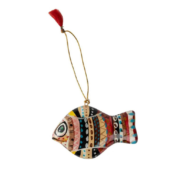 Hand-painted Fishy Ornament