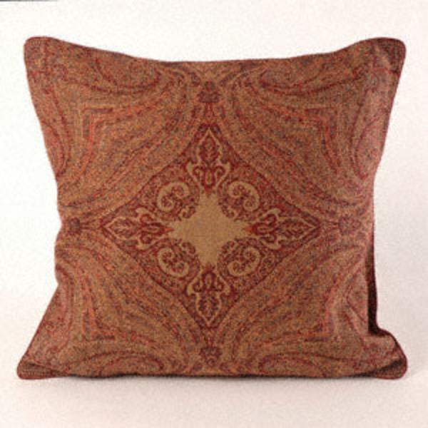 Red Paisley Cushion