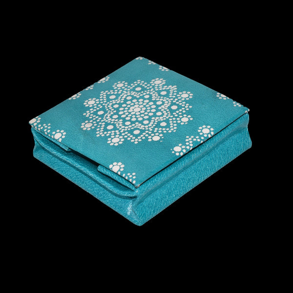 Blue Snowflake Coin Purse