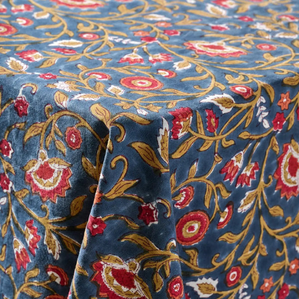 Blue Vines Tablecloth