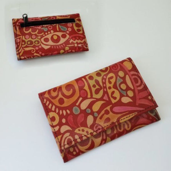 Floral Swirls Coin Purse