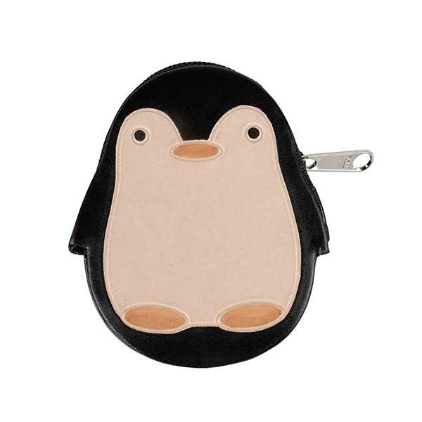 Eco-Leather Penguin Coin Purse (zipper)