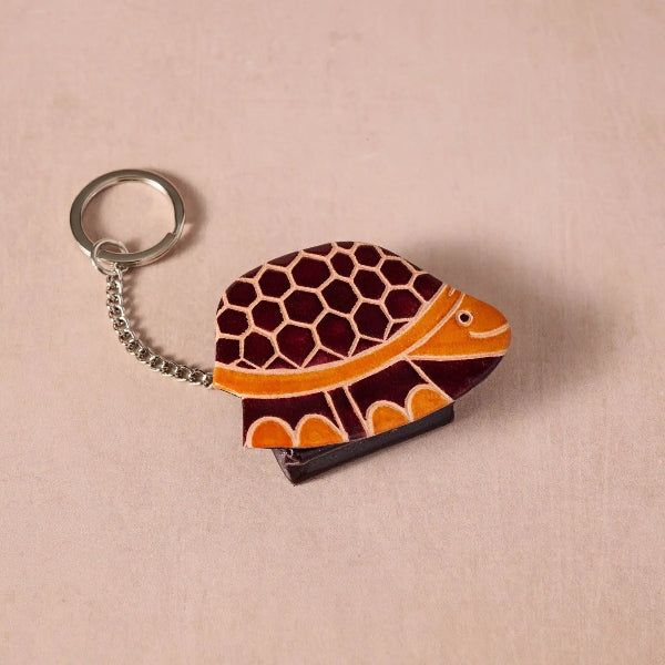 Turtle Eco-leather Small Coin Purse & Keychain