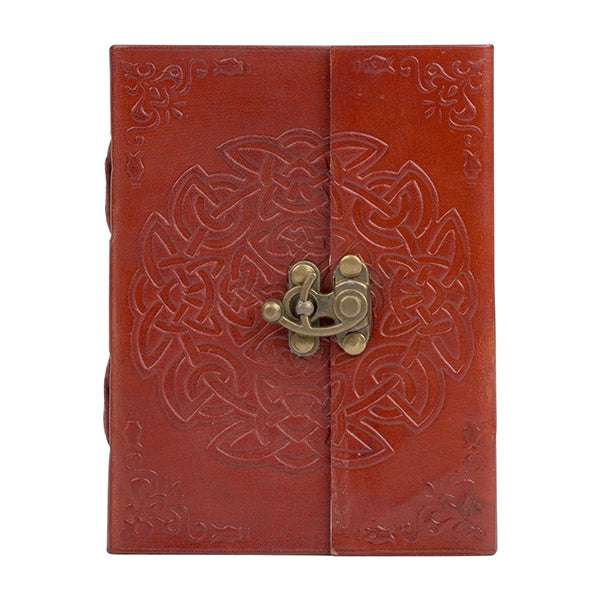 Small Celtic Knot Leather Journal