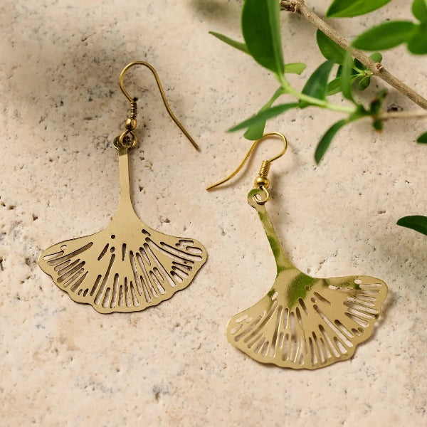 Gingko Leaf Earrings