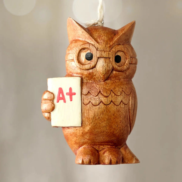 Uber-wise Owl Ornament