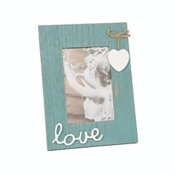 Teal "Love" Picture Frame