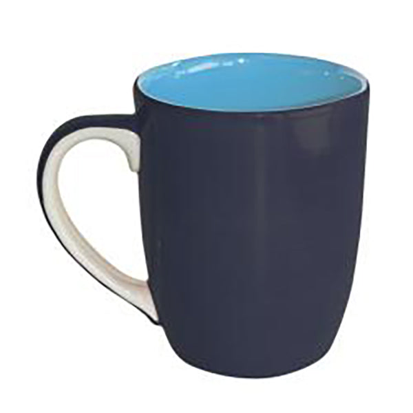 Black and Blue Ceramic Mug