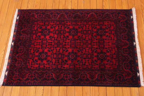 Red Beljik Hand-knotted Rug