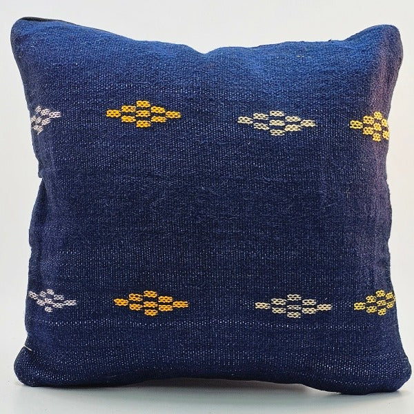 Woven Blue Cushion