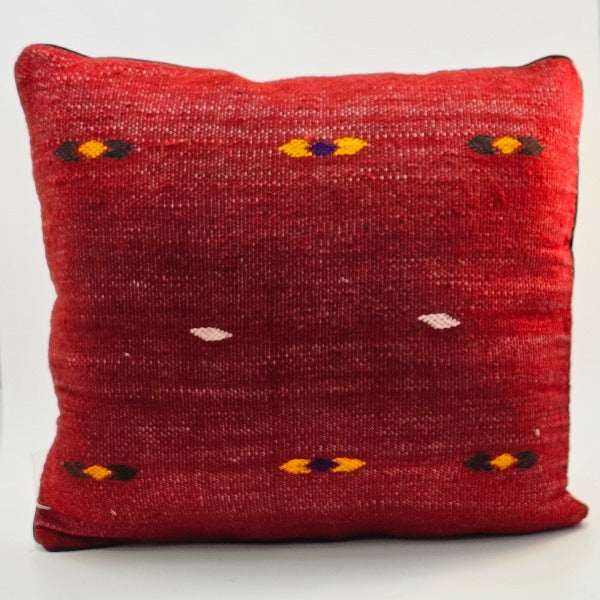 Woven Red Cushion