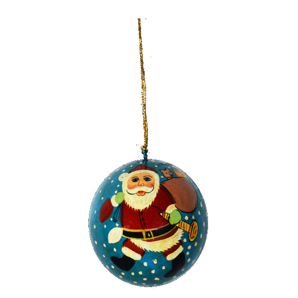 Santa Ornament Ball