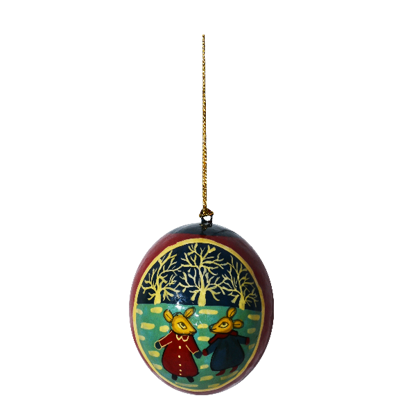 Christmas Mice Ornament Ball