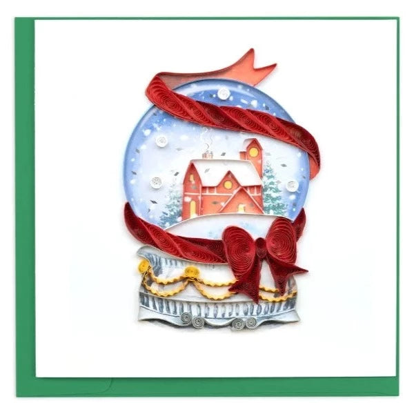 Quilling Card:  Snow Globe