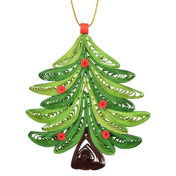 Quilled Christmas Tree Ornament
