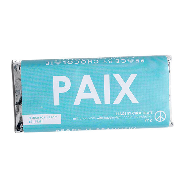 Original Hazelnut Milk Chocolate "Peace" Bar
