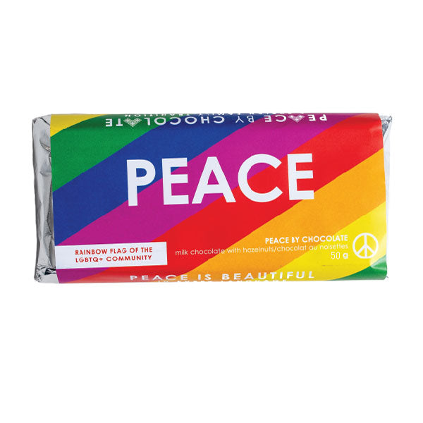 Rainbow Pride Milk Hazelnut Chocolate Bar