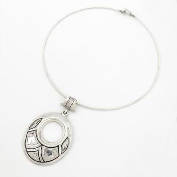 Dazzling Silver Pendant Necklace