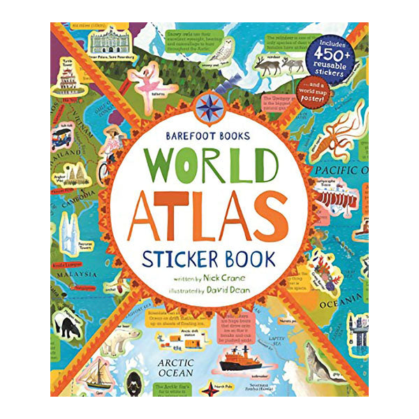 World Atlas Sticker Book