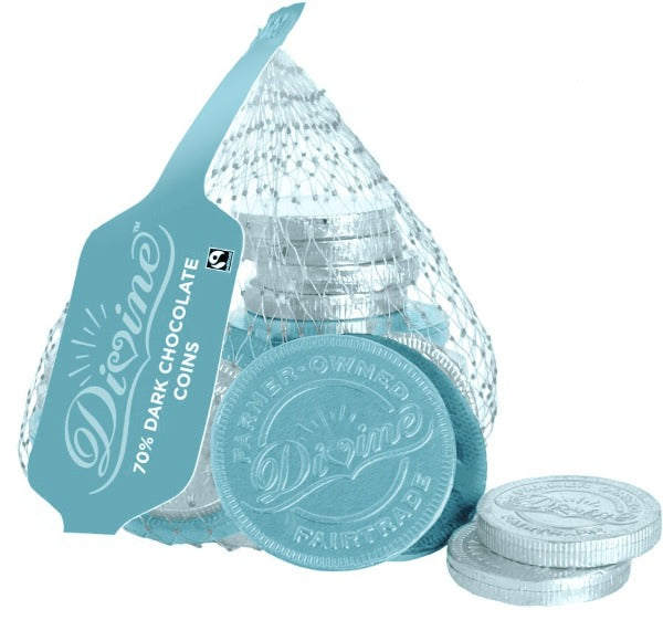 Divine DARK Chocolate Coins