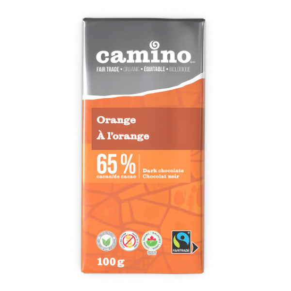 Camino Dark Orange Chocolate Bar