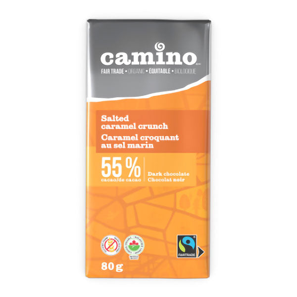 Camino Dark Salted Caramel Chocolate Bar