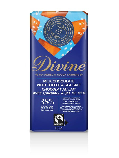 Divine Toffee with Sea Salt Chocolate Bar