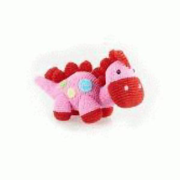 Pink Dinosaur Rattle