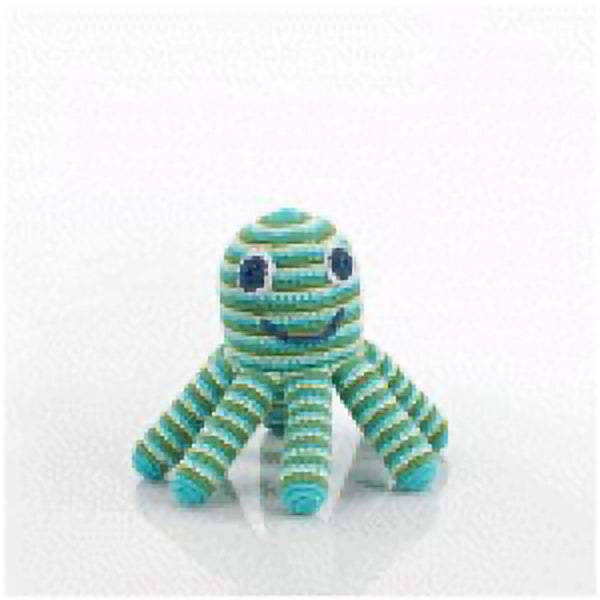 Teal Octopus Rattle