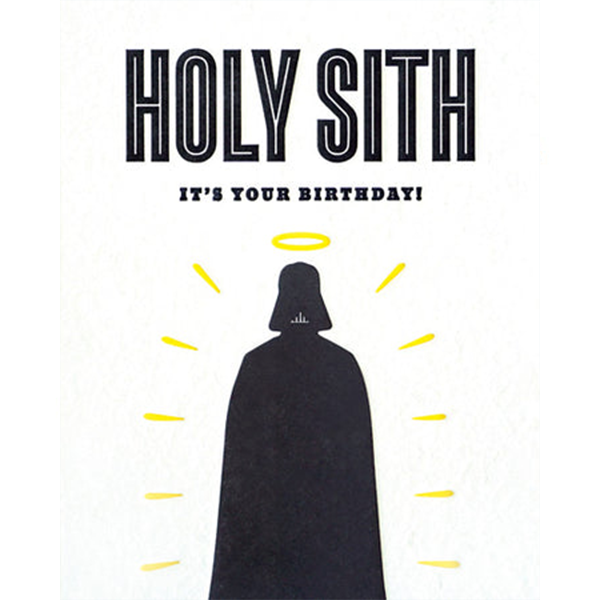 "Holy Sith" Birthday Card