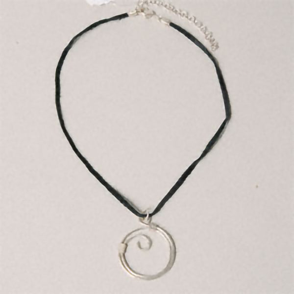 Silver Swirls Necklace