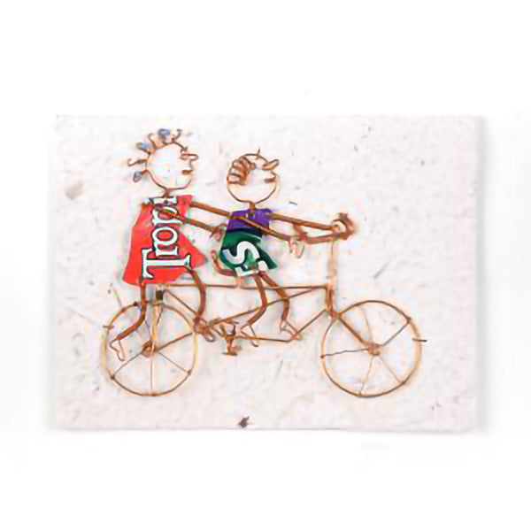 Bicycle for Two Card
