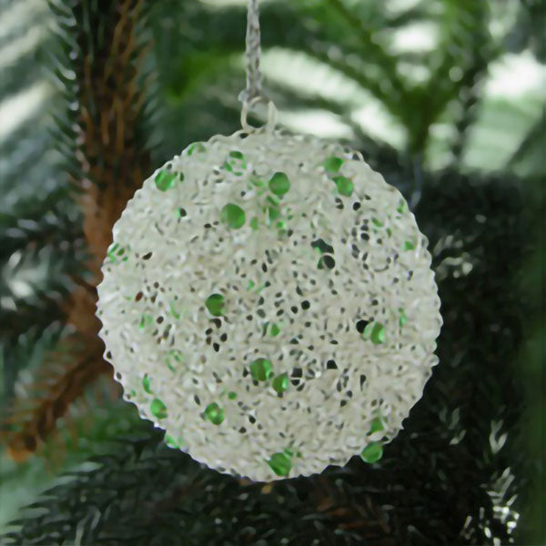Green Wire Ornament Ball