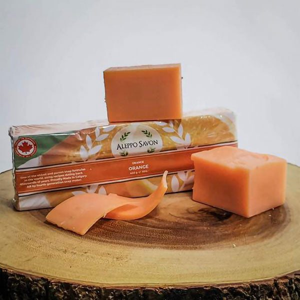 Natural Orange Soap 3-Pack