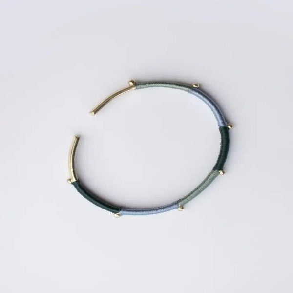 Blue Thread Cuff