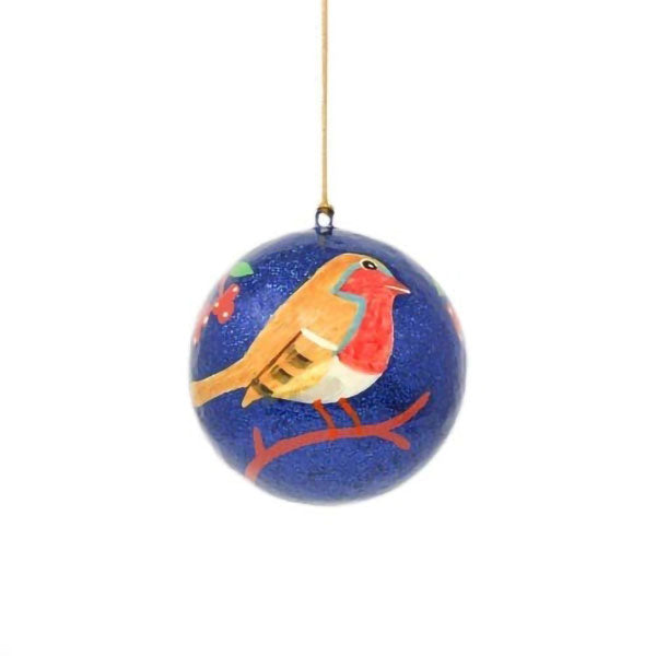 Christmas Bird Ornament Ball