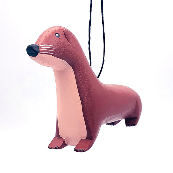 River Otter Balsa Wood Ornament
