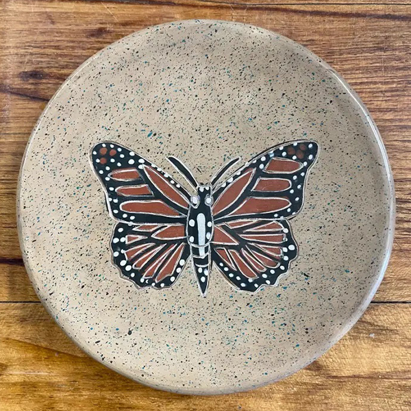 Monarch Ceramic Candy Dish