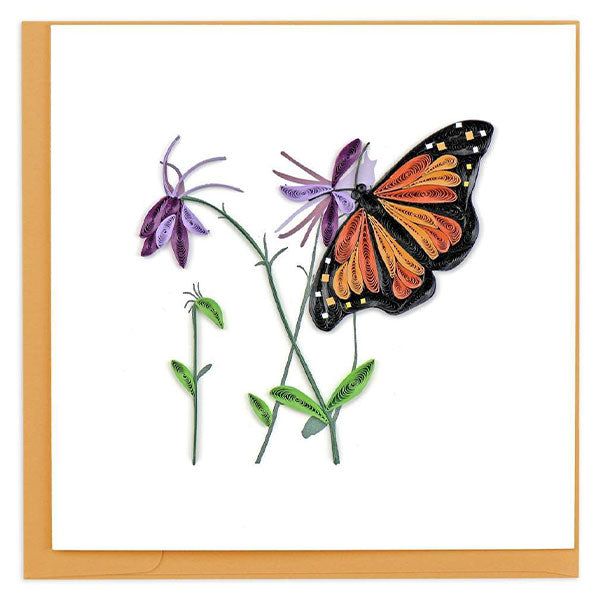 Quilled Card:  Monarch