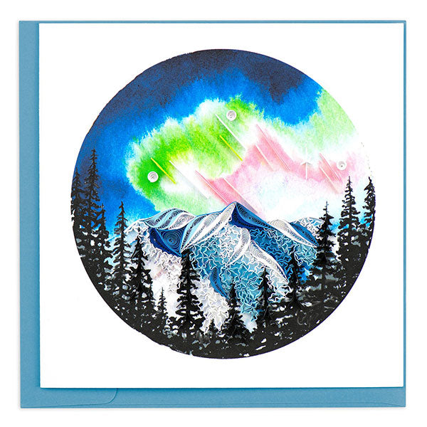 Quilled Card:  Northern Lights