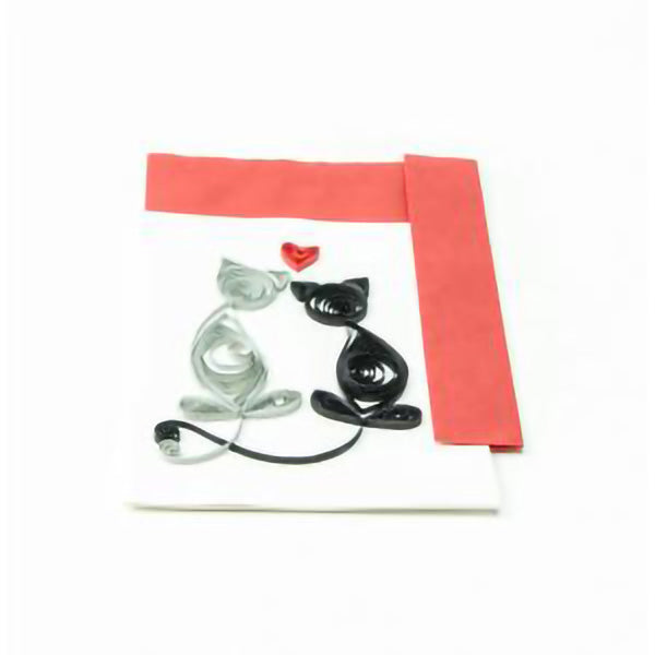 Loving Cats Quilling Card