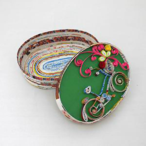 Bicycle Oval Paper Box