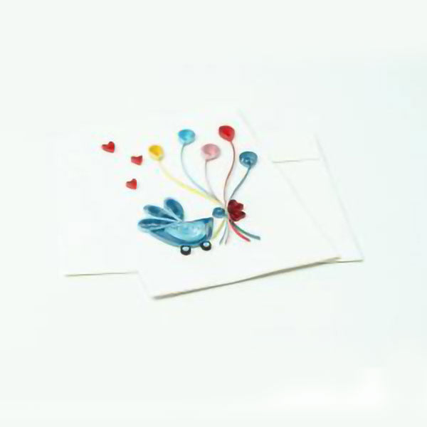 New Baby Quilling Card