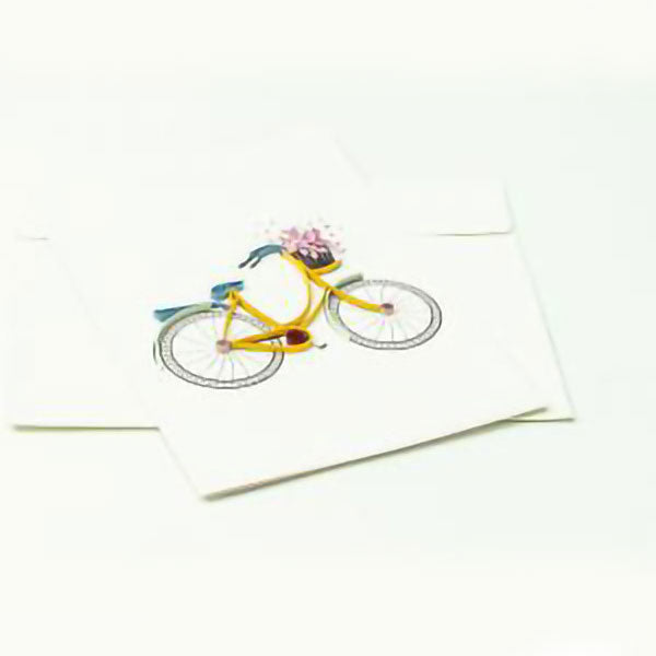 Bicycle Quilling Card