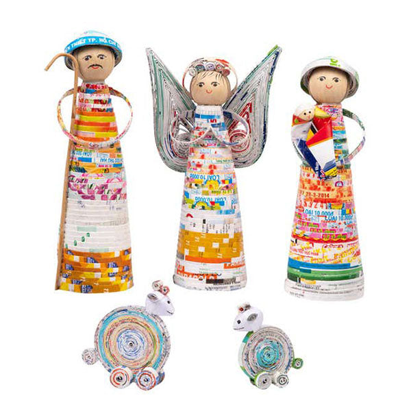 Paper Nativity Set