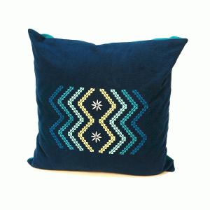 Green Chevron Cushion (** COVER ONLY **)