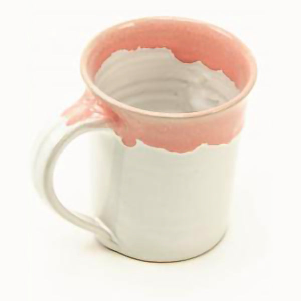 Coral Drip Stoneware Mug